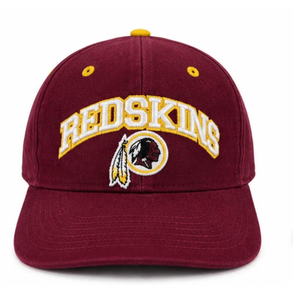Mens‎ Vintage Washington Redskins Annco Corduroy Hat Burgundy Yellow NFL Cap